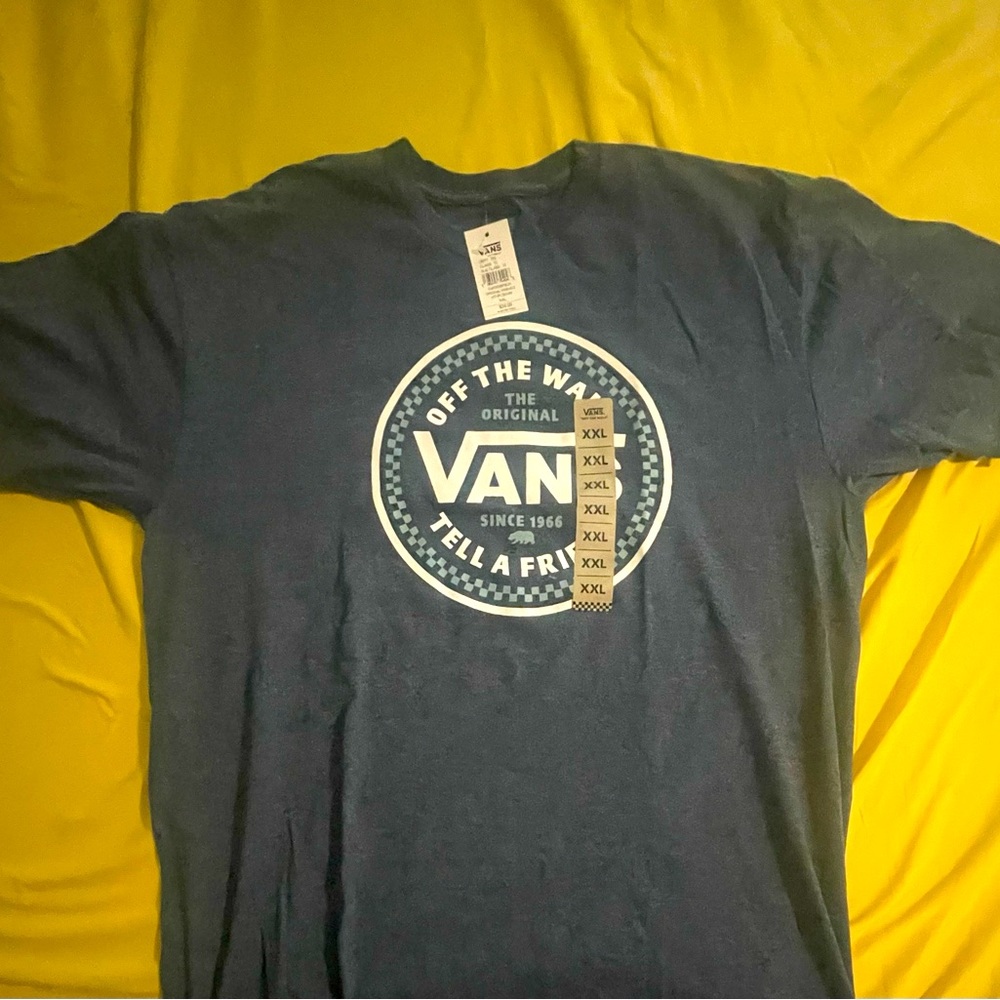 *NWT* Vans HTHR Denim “Tell A Friend” T-Shirt XXL